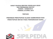Pedoman Penutupan Ulang Sambungan dan Penutupan Retak pada Perkerasan Kaku