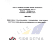 Pedoman Pelaksanaan Pengabutan (Fog Seal) Untuk Pemeliharaan Perkerasan Beraspal