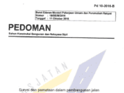 Pedoman Survei dan Pemetaan dalam Pembangunan Jalan