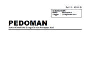 Pedoman Spesifikasi Bahan Tambalan Siap Pakai Campuran Beraspal