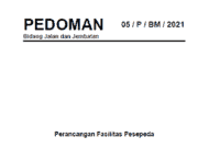 Pedoman Perancangan Fasilitas Pesepeda