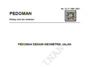Surat Edaran Direktur Jenderal Bina Marga Nomor 20/SE/Db/2021 tentang Pedoman Desain Geometrik Jalan (Pedoman Nomor 13/P/BM/2021)