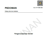 07/P/BM/2022 Pedoman Pengarusutamaan Gender