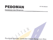 Pedoman Penilaian Kondisi Jembatan untuk Bangunan Atas dengan Cara Uji Getar