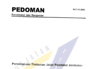Pedoman Perencanaan Timbunan Jalan Pendekat Jembatan