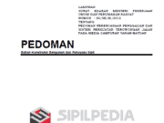 Pedoman Metode Perencanaan Penggalian dan Sistem Perkuatan Terowongan Jalan pada Media Campuran Tanah-Batuan