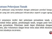 Analisa Harga Satuan Pekerjaan Tanah