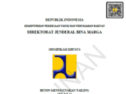 SKh-3.7.44 Beton Menggunakan Tailing