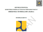 SKh-4.9.3 Pekerjaan Bangunan Pelengkap dan Perlengkapan Jalan serta Lingkungan
