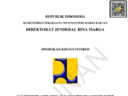 SKh-1.M.03 Cat Termoplastik dengan Bahan Pengikat Rosin Ester untuk Marka Jalan