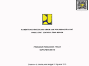 SOP/UPM/DJBM-16 tentang Prosedur Pengadaan Tanah