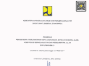 SOP/UPM/DJBM-21 tentang Prosedur Penyusunan / Pemutakhiran NSPK Lingkungan, Mitigasi Bencana Alam, Konstruksi Berkelanjutan dan Keselamatan Jalan