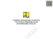 SOP/UPM/DJBM-126 Rev:01 tentang Prosedur Tata Kerja Penilik Jalan