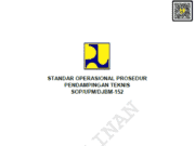 SOP/UPM/DJBM-152 tentang Prosedur Pendampingan Teknis
