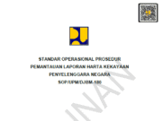 SOP/UPM/DJBM-180 Standar Operasional Prosedur Pemantauan Laporan Harta Kekayaan Penyelenggara Negara (LHKPN)
