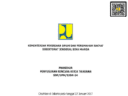 SOP/UPM/DJBM-54 tentang Prosedur Penyusunan Rencana Kerja Tahunan