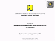 SOP/UPM/DJBM-34 tentang Prosedur Pengembangan Sistem Manajemen Penyelenggaraan Jalan