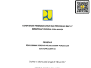 SOP/UPM/DJBM-58 tentang Prosedur Penyusunan Rencana Pelaksanaan Pengadaan