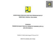 SOP/UPM/DJBM-91 tentang Prosedur Penerbitan Surat Perintah Membayar Langsung (SPM-LS)