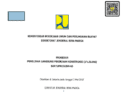 SOP/UPM/DJBM-65 tentang Prosedur Pemilihan Langsung Pekerjaan Konstruksi (E-Lelang)