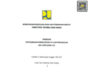 SOP/UPM/DJBM-115 tentang Prosedur Penyelesaian Perselisihan Di Luar Pengadilan
