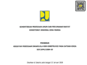 SOP/UPM/DJBM-69 tentang Prosedur Kegiatan Pekerjaan Swakelola Non Konstruksi Pada Satuan Kerja