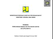 SOP/UPM/DJBM-94 tentang Prosedur Pemeliharaan Sarana Dan Prasarana Kantor