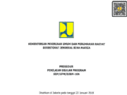 SOP/UPM/DJBM-104 tentang Prosedur Penilaian Usulan Program
