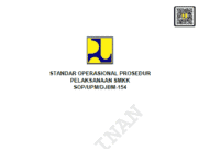 SOP/UPM/DJBM-154 tentang Prosedur Pelaksanaan SMKK