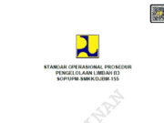 SOP/UPM-SMKK/DJBM-155 tentang Prosedur Pengelolaan Limbah B3