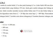 soal dan jawaban tugas Beton 1