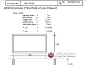 PERENCANAAN STRUKTUR KOLAM RENANG