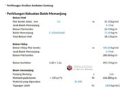 Perhitungan Struktur Jembatan Gantung