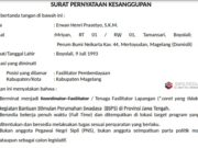 SURAT PERNYATAAN KESANGGUPAN