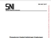 SNI Pengukuran Tingkat Kebisingan Lingkungan