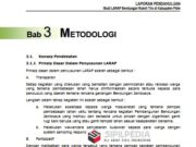 Metodologi Studi LARAP Bendungan