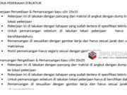 METODE KERJA PEKERJAAN STRUKTUR JEMBATAN KAYU