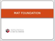 MAT FOUNDATION