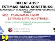 ESTIMASI BIAYA KONSTRUKSI