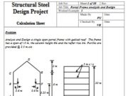 Structural Steel Design Project _Portal Frame Analysis and Design