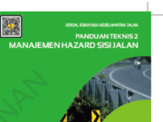 Panduan Teknis 2 Manajemen Hazard Sisi Jalan (Instruksi Dirjen Bina Marga No. 02/IN/Db/2012)