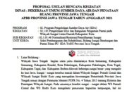 Proposal Usulan Rencana Kegiatan Normalisasi/Restorasi/Pemeliharaan Sungai