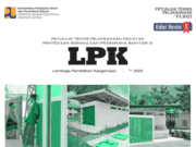 PETUNJUK TEKNIS PELAKSANAAN KEGIATAN PENYEDIAAN SARANA DAN PRASARANA SANITASI DI LPK 2023 Ed Rev.1