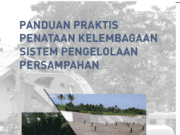 Panduan Praktis Penataan Kelembagaan sistem pengelolaan Persampahan 2015