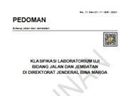 Pedoman Klasifikasi Laboratorium Uji Bidang Jalan dan Jembatan di Direktorat Jenderal Bina Marga