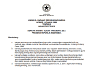 UNDANG – UNDANG REPUBLIK INDONESIA NOMOR 18 TAHUN 1999 TENTANG JASA KONSTRUKSI