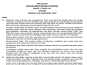 PENJELASAN UNDANG-UNDANG REPUBLIK INDONESIA NOMOR 23 TAHUN 1997 TENTANG PENGELOLAAN LINGKUNGAN HIDUP
