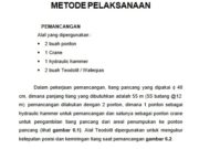 Metode Pelaksanaan Pemancangan