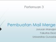 Pembuatan Mail Merge