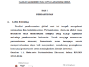 NASKAH AKADEMIK RUU CIPTA LAPANGAN KERJA